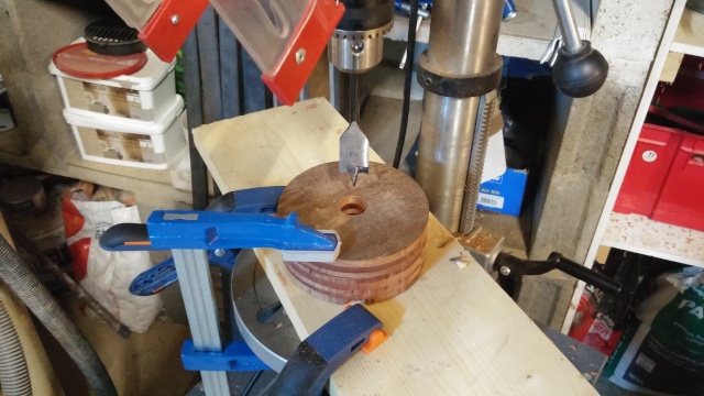 Fabrication d'une poulie en bois 20151025