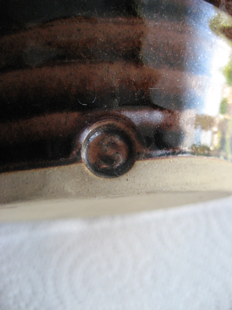 Bulbous Vase With S Stamp - John Singleman Img_1012