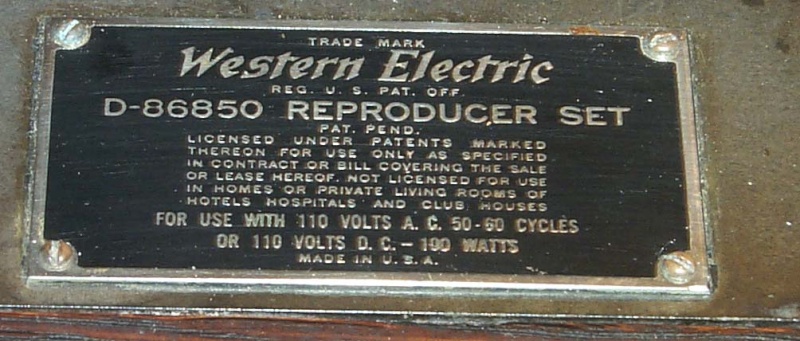Материалы по Western Electric info Hskml10