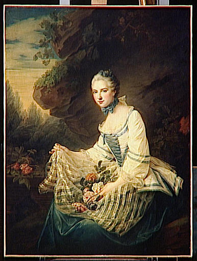 Marie Antoinette photomontage after Drouais M5036010