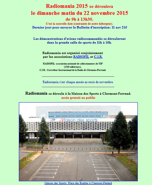 Radiomania Clermont-Ferrand (22 novembre 2015) Radiom10
