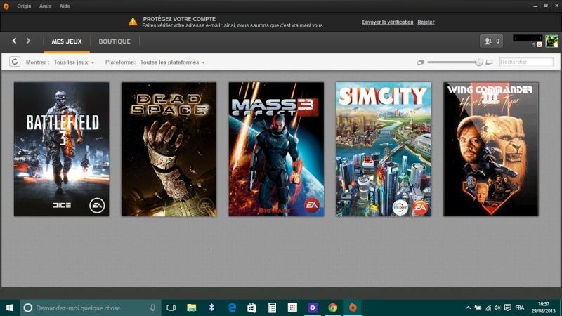 [VDS] Compte Origin + Jeux PC anciens loose Origin10