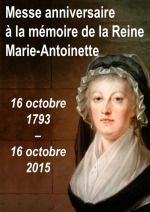 Commémorations de la Mort de la Reine Marie-Antoinette 10686810