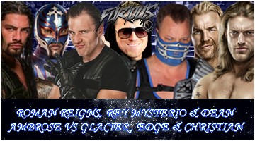 Roman Reigns, Rey Mysterio & Dean Ambrose vs Glacier, Edge & Christian 7_main10
