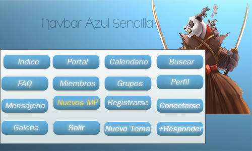 [recursos] Navbar azul sencilla Mavbar10