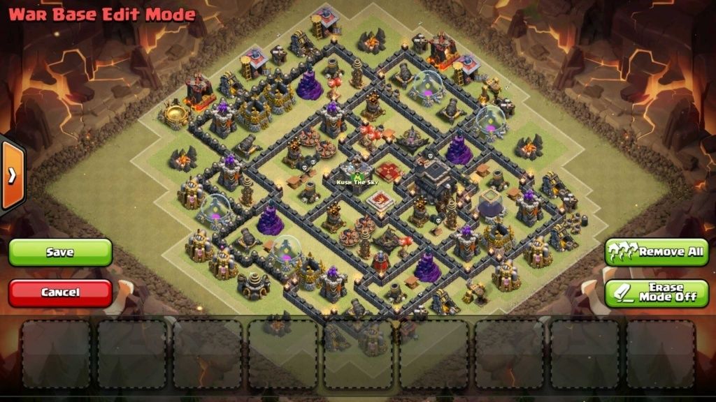 WAR BASES: Anti-3-star bases for TH8 and TH9, and TH10 anti 2 star Screen21