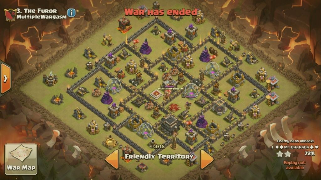 WAR BASES: Anti-3-star bases for TH8 and TH9, and TH10 anti 2 star Screen23