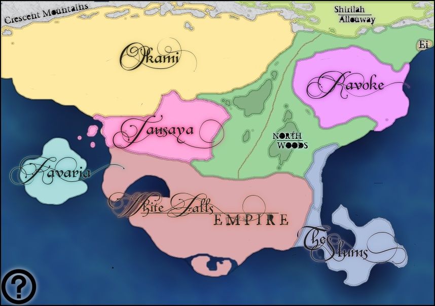 Map of Faerune