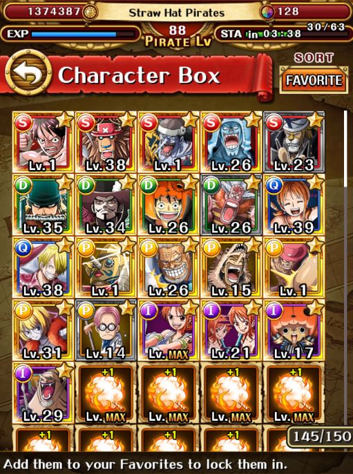 WTS Legends GLB Account 128 Gems Mihawk+Garp+Post-Rampage Chopper And others Op116