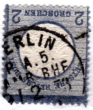 Stempel der Berliner PA/PE zur Brustschild-Zeit Pa5-0210