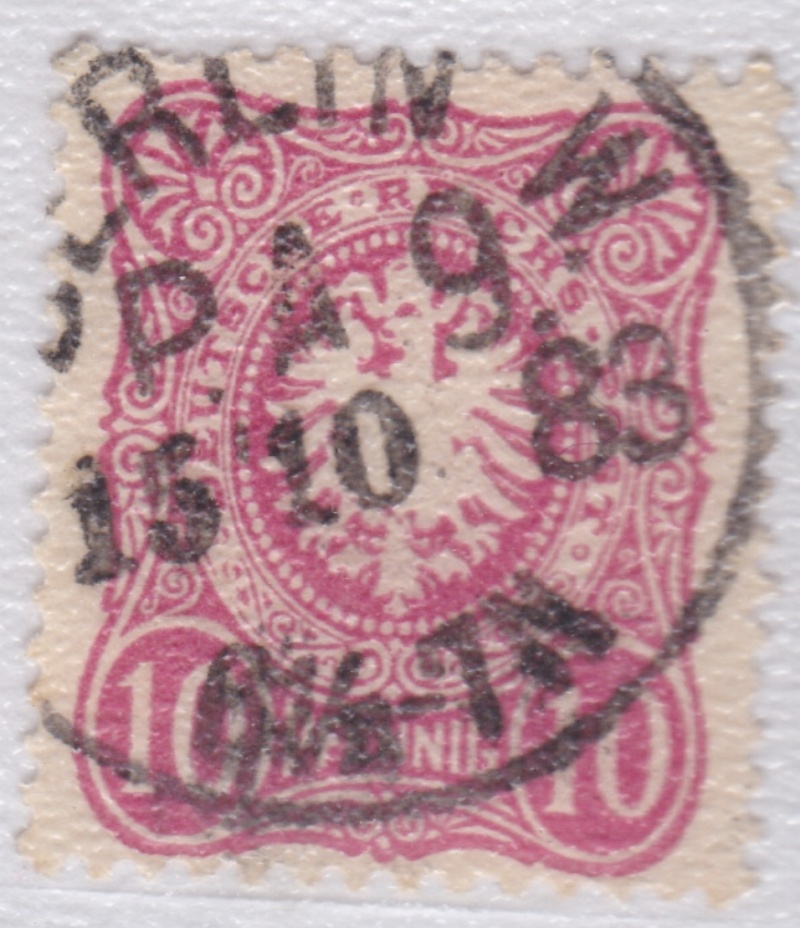 Stempel der Berliner PA/PE zur Brustschild-Zeit Pa9-1511