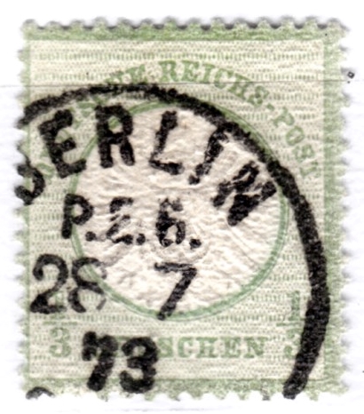 Stempel der Berliner PA/PE zur Brustschild-Zeit Pe6-2810