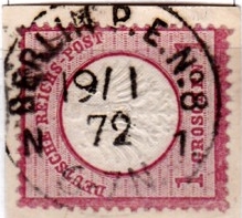 Stempel der Berliner PA/PE zur Brustschild-Zeit Pe8-1910