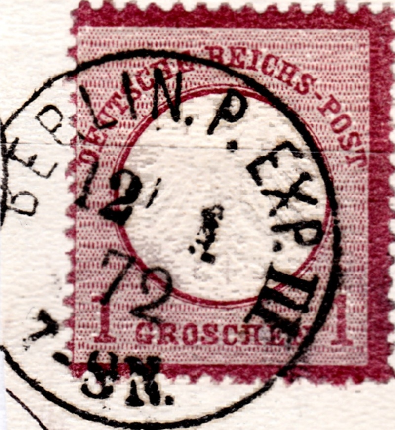 Stempel der Berliner PA/PE zur Brustschild-Zeit Peiii-11