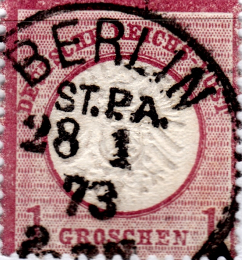 Stempel der Berliner PA/PE zur Brustschild-Zeit Stpa-210