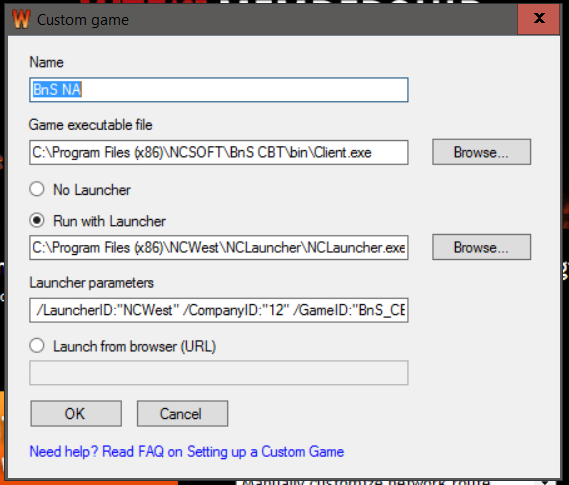 Running BnS through Wtfast Captur11