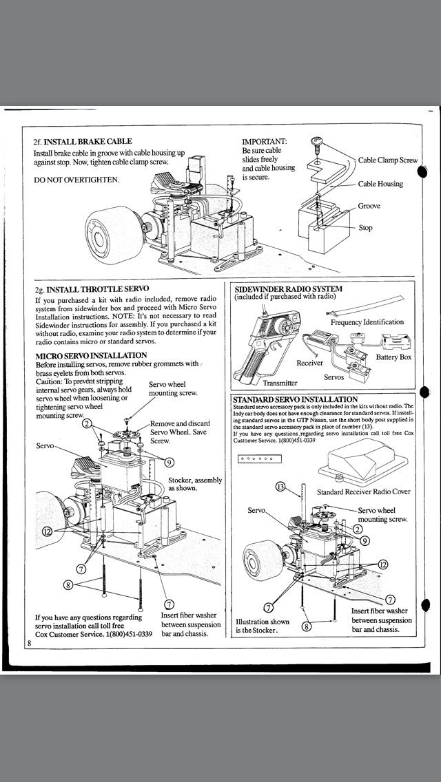 Cox Kyosho GTP #2 chassis group manual Image15