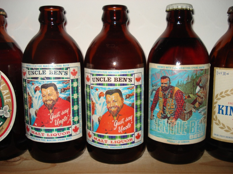 BOUTEILLE DE BIERRE KYLE , GENTLE BEN , RED CAP ET CHAMPLAIN  02410