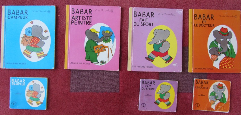 babar - Editions originales des Albums Roses Babar Img_6212