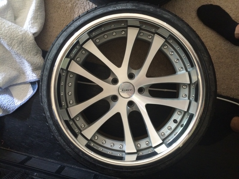 FS: WEDS KRANZE LXZ 19x10.5, 19x11 (5x114.3) DIAMONDCUTFACES Img_3915