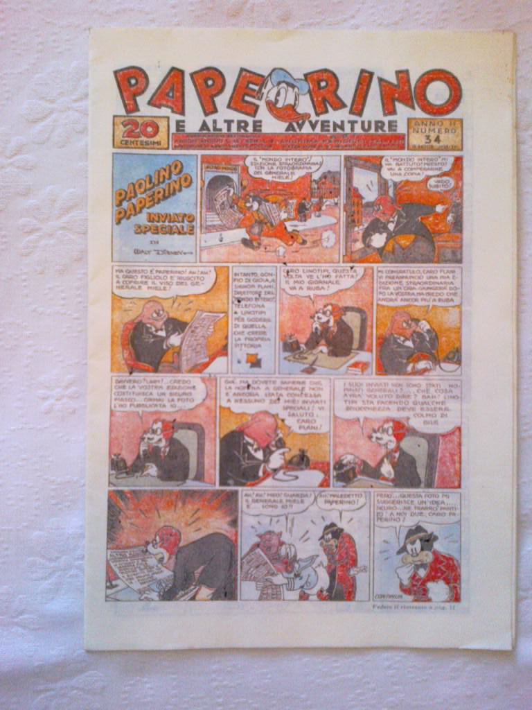 VENDO Mini Lotto Fumetti Topolino Walt Disney Paperino Giornale anni `70 Nc_34_10