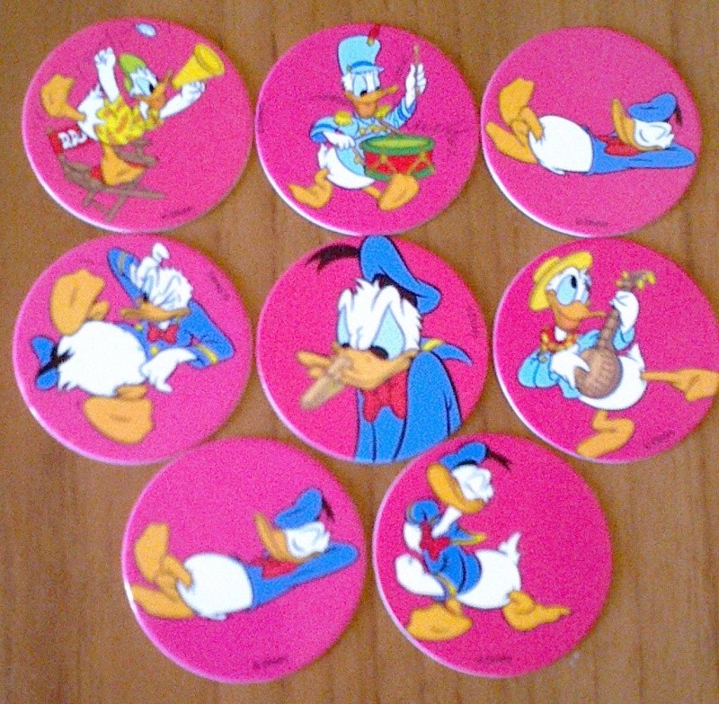 VENDO LOTTO 57 FUN CAPS WALT DISNEY ANNI `90 PAPERINO DUCKTALES BONKERS PERSONAGGI DISNEY Paperi12