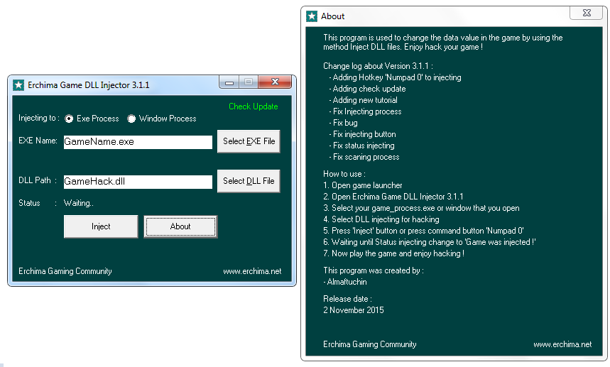 [UPDATE] Erchima Game DLL Injector 3.1.1 - Page 2 Erchim10