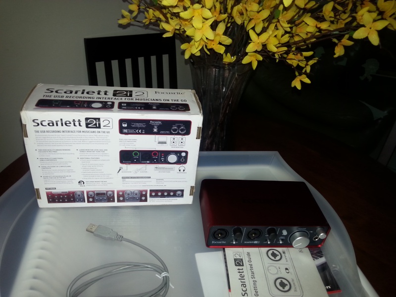 [sold] Focusrite Scarlett 2i2 (Used) USB Audio Interface for Recording 20151016