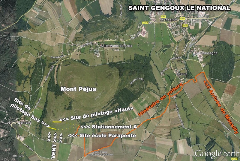Site de vol de pente du Mont Péjus Sud (Vents de secteur Sud) Pejus_10