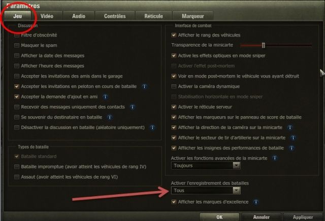 Comment mettre une vidéo sur WOT replay Image112