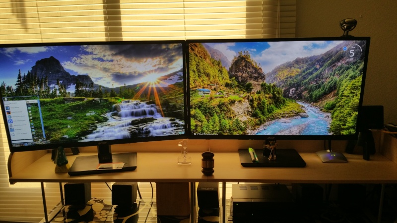 Dual monitors. 20151011