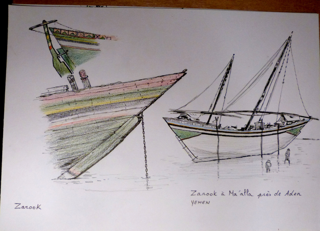 Dhow Arabe Sultan (Artesania Latina 1/60°) par On-Off Boutre12