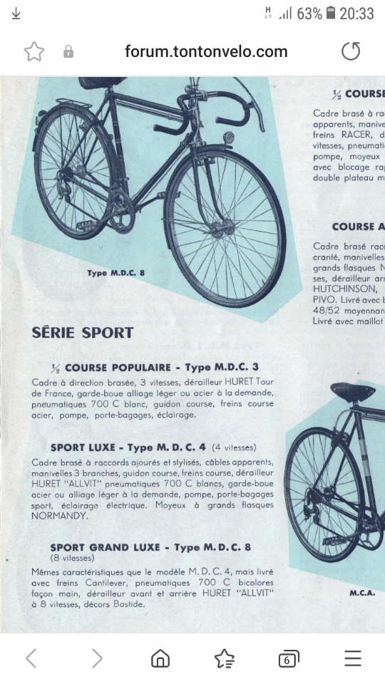 sport - MoToBEcANE demi-course 1961 - 1964 Sport Grand Luxe M.D.C.8 Screen17