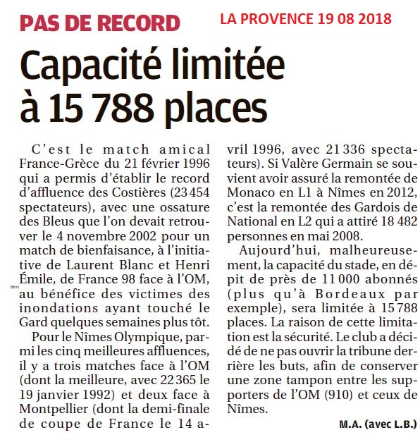 CHAMPIONNAT DE LIGUE 1 CONFORAMA , SAISON 2018-2019, J 2 :  NÎMES OLYMPIQUE - OLYMPIQUE DE MARSEILLE  - Page 3 Img_7551