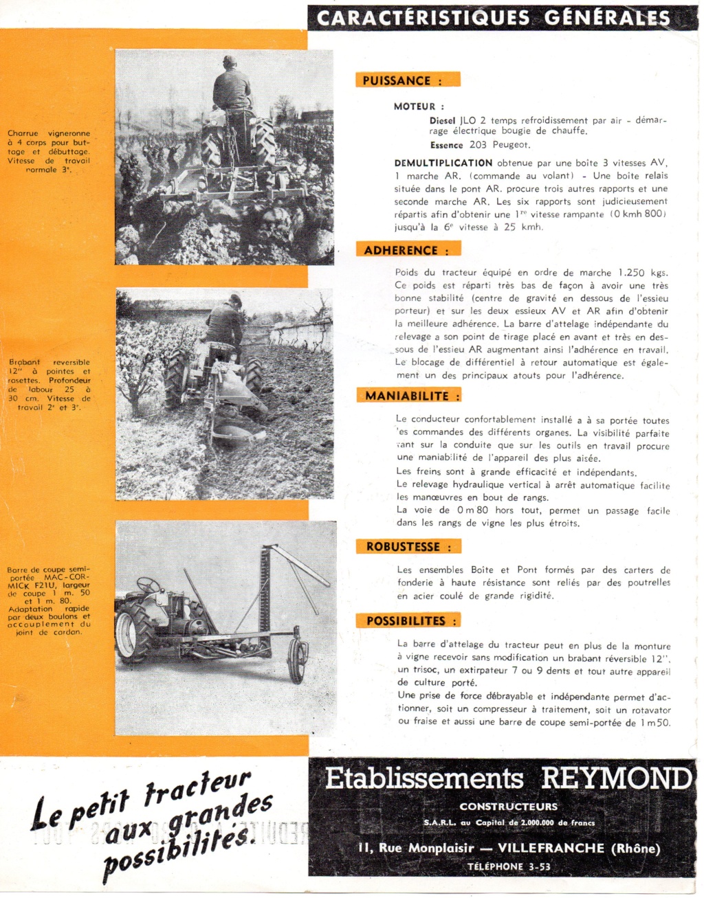 REYMOND SIMPLEX : les tracteurs et autres mototreuils - Page 3 Img04810