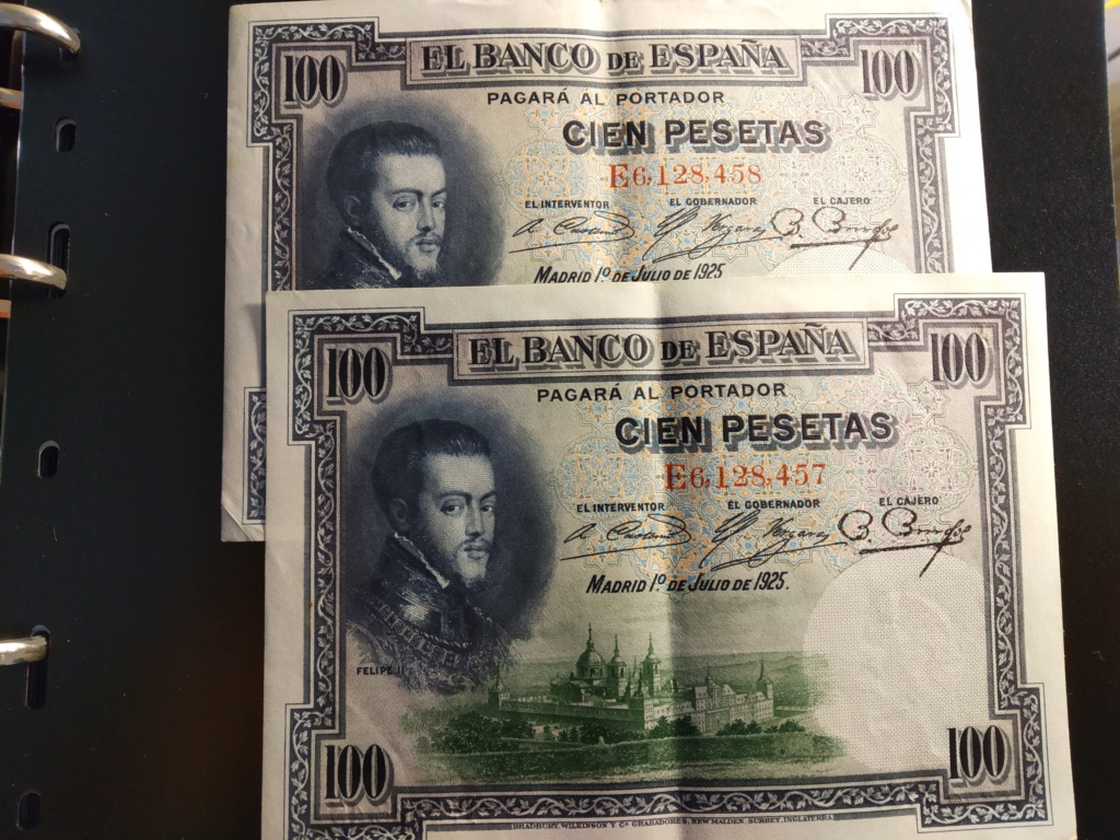 100 pesetas 1925 FELIPE II - Historia viva  Img_2034