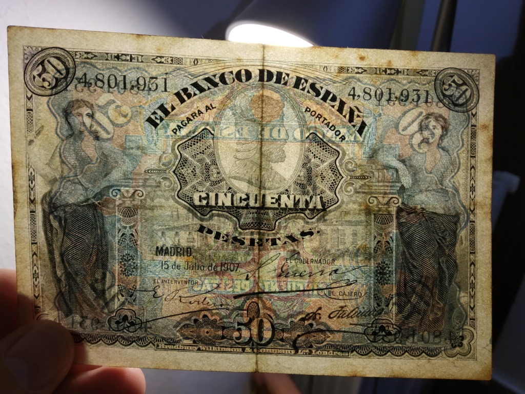 1° - 1907 50 pesetas [ Lote 1907 MBC/MBC- a examinar] Img_2145