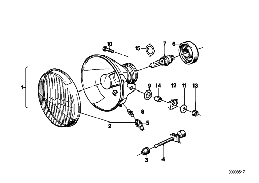 Does naked headlight have a bottom support? Headli10