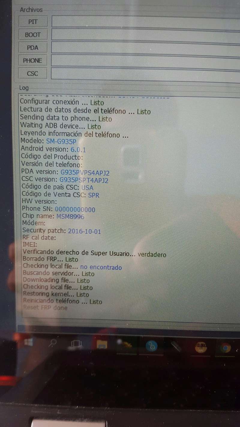 Frp exitoso S7 SM-G935P 20180213