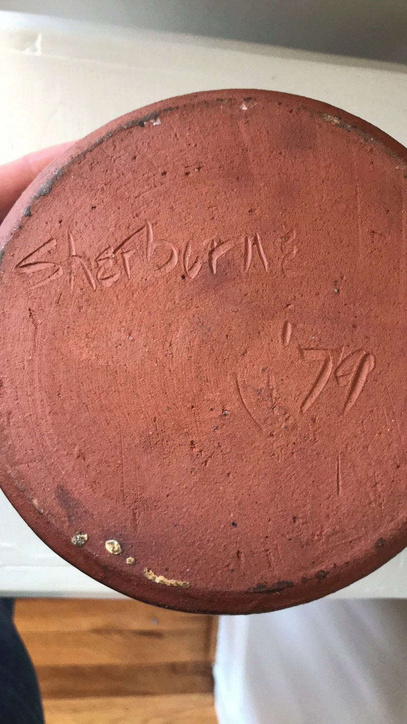 Brown pitcher Sherburne '79 - possibly JR Sherburne, Indiana, USA 15244813