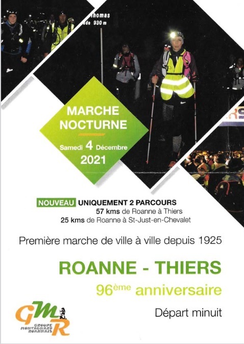 96ème Roanne - Thiers - 57 Km - Sam 4 Dec 2021 (minuit) A16