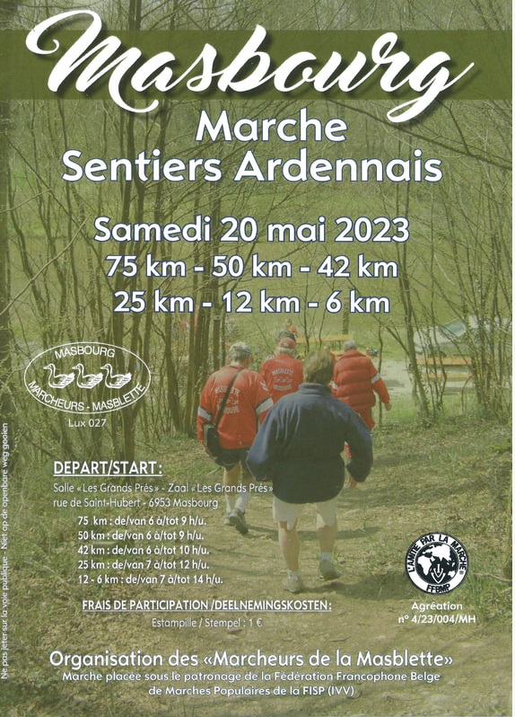 Sentiers Ardennais - Masbourg (BEL) -75 Km- Sam 20 Mai 2023 A93