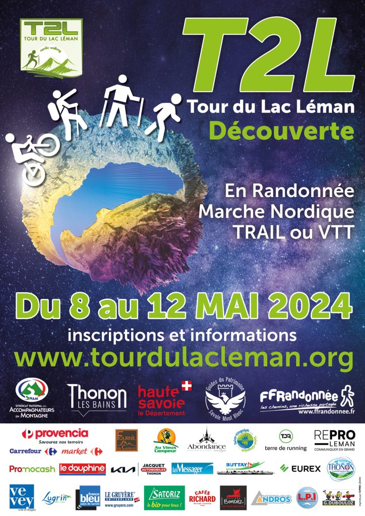 Tour du Lac Léman en Marche Nordique - 8-12 Mai 2024 Affich10