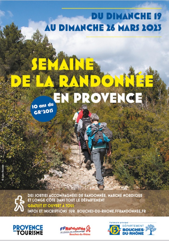 Semaine de la Randonnée en Provence - 19-26 Mars 2023 B19