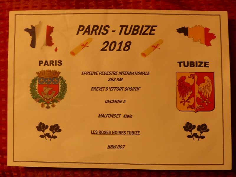 Paris-Tubize 2019 - 292 Km - 7 au 10 Juin Diplom10