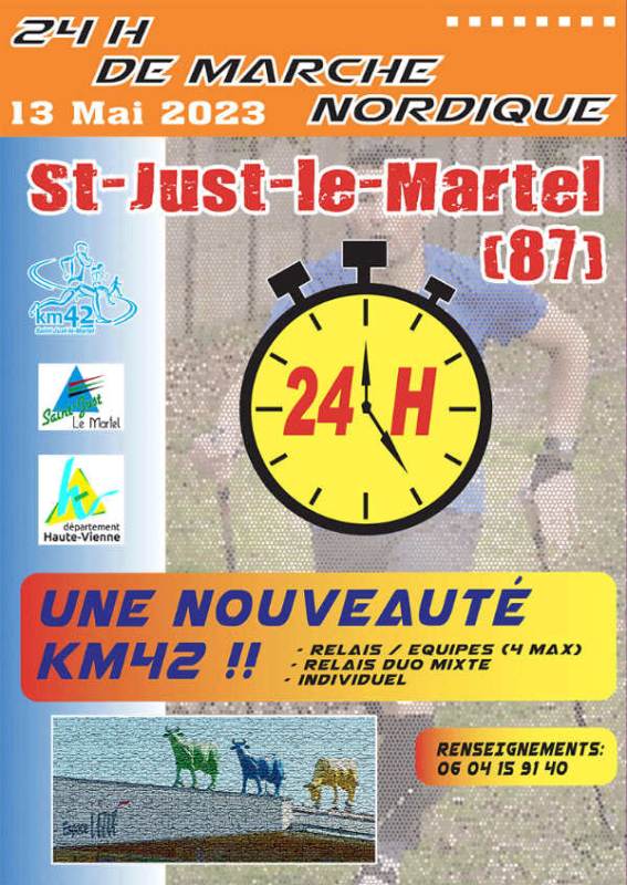 24H Marche Nordique - Saint Just le Martel (87) -13 Mai 2023 Martel10