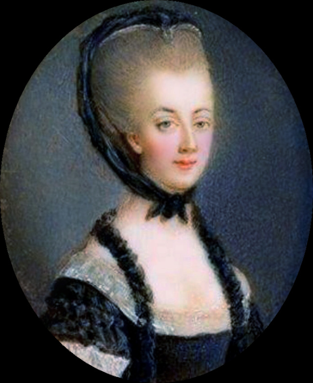 Portrait de Marie-Christine ou de Marie-Antoinette en deuil ? Osterr12