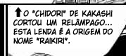 Raikiri e Chidori não são a mesma coisa Databo11