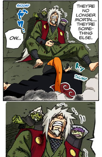 Sempre que alguém usar o Tensou no Jutsu para dizer que Tsunade tem um corpo super resistente e tankudo, mostre essa página - Página 4 Jiraiy25