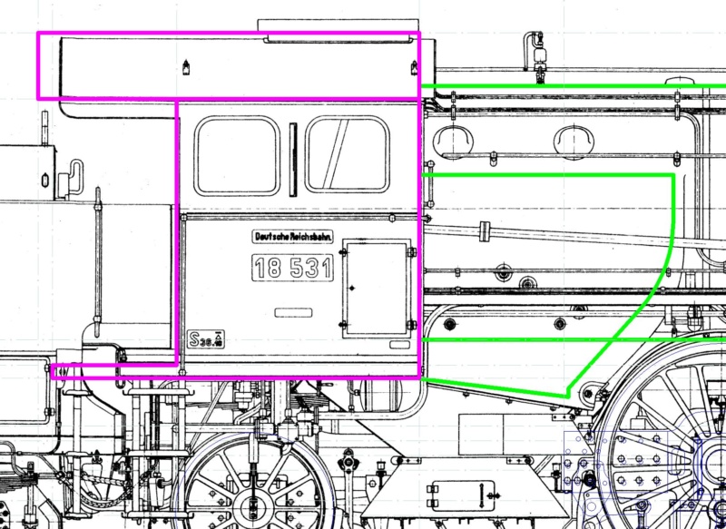 Bayerische S 3/6 OcCre Baukasten bauen. Detail11